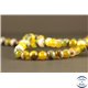 Perles semi précieuses en Agate - Rondes/6 mm - Vert Jaune