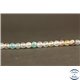 Perles semi précieuses en Agate - Rondes/3 mm - Aquamarine