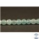 Perles semi précieuses en Agate - Rondes/4 mm - Turquoise Clair