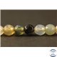 Perles semi précieuses en Agate - Rondes/4 mm - Vert Lagon