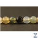 Perles semi précieuses en Agate - Rondes/4 mm - Vert Lagon