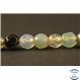 Perles semi précieuses en Agate - Rondes/4 mm - Vert Lagon