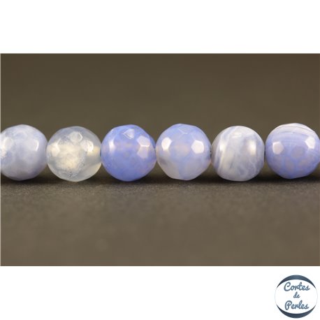 Perles semi précieuses en Agate - Rondes/6 mm - Light Blue