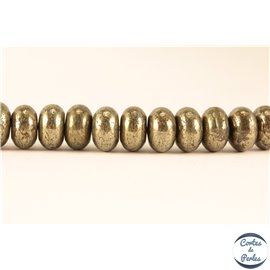 Perles en pyrite - Roues/8mm