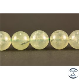 Perles semi précieuses en Préhnite - Ronde/10 mm