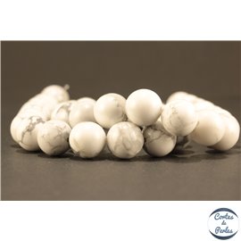 Perles en howlite - Rondes/10mm