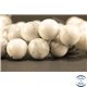Perles semi précieuses en Howlite - Ronde/10 mm