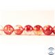 Perles semi précieuses en Cristal Crack - Ronde/8 mm - Corail