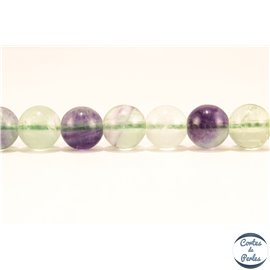 Perles en fluorite - Rondes/8mm - Grade A