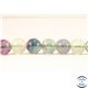 Perles semi précieuses en Fluorite - Ronde/8 mm - Vert - Grade A