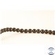 Perles semi précieuses en Obsidienne - Ronde/3 mm