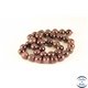 Perles en grenat - Rondes/10mm