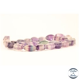 Perles en fluorite light - Twists/6mm