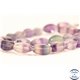 Perles semi précieuses en Fluorite - Twist/6 mm - Light Violet