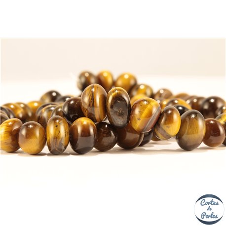 Perles semi précieuses en Œil De Tigre - Nuggets/6-10 mm