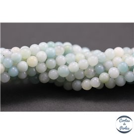 Perles en amazonite - Rondes/4-5mm - Grade A