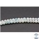 Perles semi précieuses en amazonite - Rondes/4 - 5 mm - Aquamarine light - Grade A