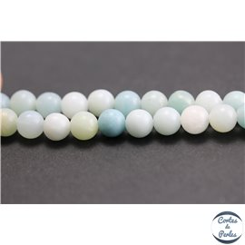 Perles en amazonite - Rondes/6mm