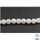 Perles semi précieuses en cristal crack - Rondes/9 mm - Transparent nacré