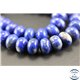 Perles en lapis lazuli d'Afghanistan - Roues/8mm - Grade AB