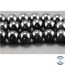 Perles en obsidienne - Rondes/10mm