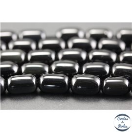 Perles en obsidienne - Tonneaux/8mm