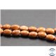 Perles semi précieuses en goldsand stone - Olives/6 mm - Orange doré