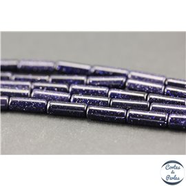 Perles en goldsand stone midnight - Tubes/4mm