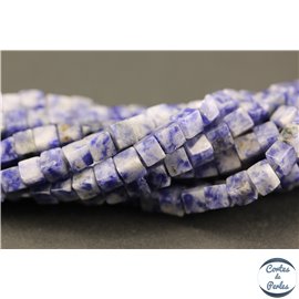 Perles en sodalite - Cubes/5mm