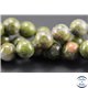 Perles semi précieuses en unakite - Rondes/10 mm - Vert rose