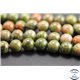 Perles en unakite - Rondes/8mm