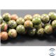 Perles en unakite - Rondes/8mm