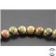 Perles en unakite - Rondes/8mm