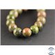 Perles en unakite - Rondes/8mm