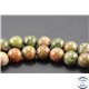 Perles en unakite - Rondes/8mm