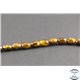 Perles semi précieuses en oeil de tigre - Olives/6 mm - Marron