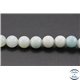 Perles semi précieuses en amazonite - Rondes/8 - 9 mm - Aquamarine light - Grade A