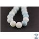 Perles semi précieuses en amazonite - Rondes/8 - 9 mm - Aquamarine light - Grade A