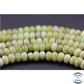 Perles semi précieuses en péridot - Roues/6 mm - Vert jaune