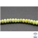 Perles semi précieuses en péridot - Roues/6 mm - Vert jaune