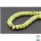 Perles semi précieuses en péridot - Roues/6 mm - Vert jaune