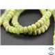 Perles semi précieuses en péridot - Roues/6 mm - Vert jaune
