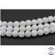 Perles en calcite blanche - Rondes/6mm