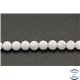 Perles en calcite blanche - Rondes/6mm