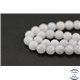 Perles en calcite blanche - Rondes/6mm