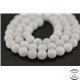 Perles en calcite blanche - Rondes/6mm