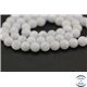 Perles en calcite blanche - Rondes/6mm