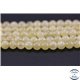 Perles en calcite jaune du Mexique - Rondes/6mm - Grade A