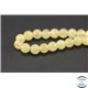 Perles en calcite jaune du Mexique - Rondes/6mm - Grade A