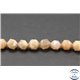 Perles semi précieuses en pierre de soleil - Pépites/7 mm - Rose saumon